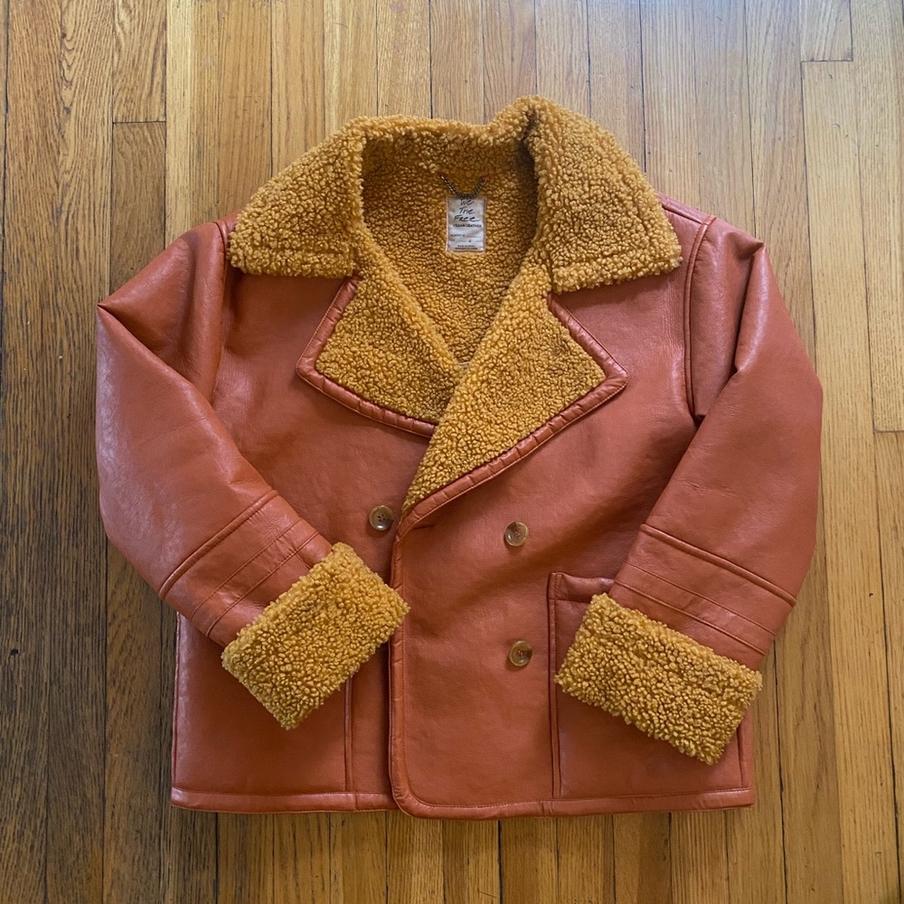 Free People Sherpa lined jacket